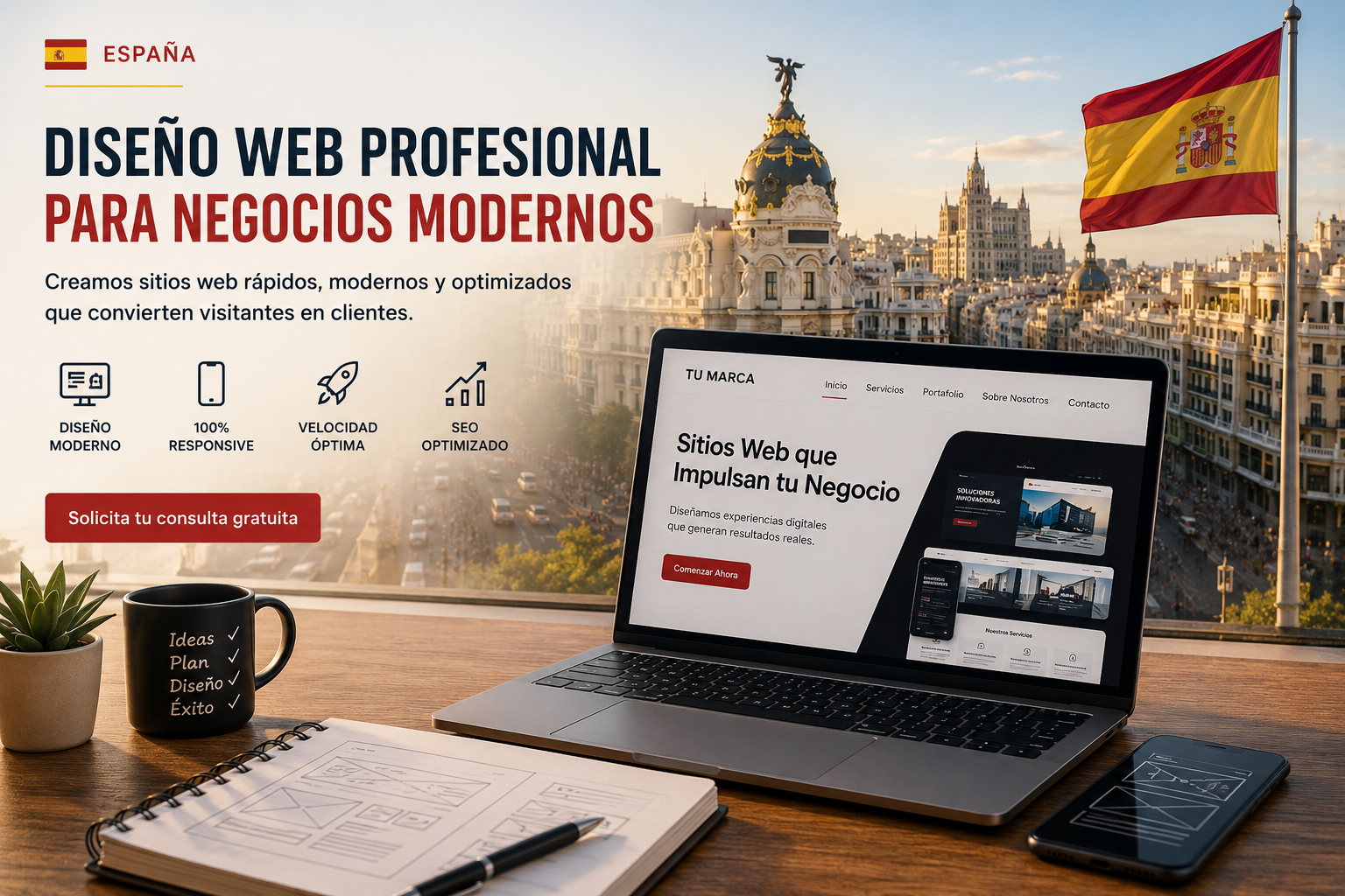 Web Design Services in Spain | Diseño de Páginas Web Profesionales